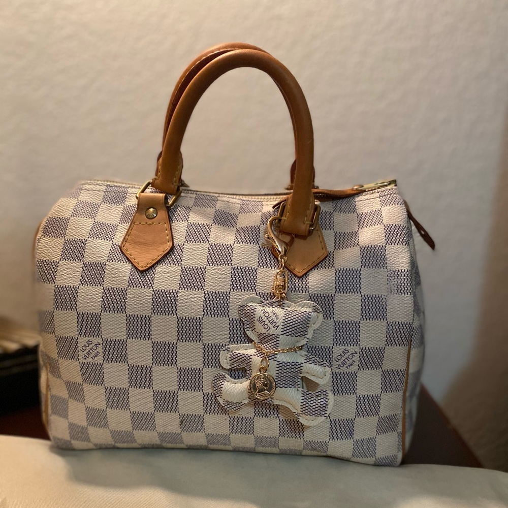 Authentic Louis Vuitton Damier Azur speedy 25